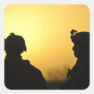 Adesivo Quadrado soldados