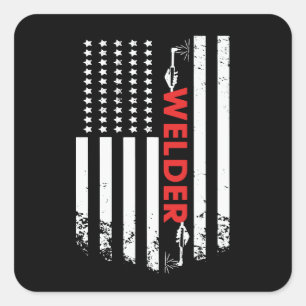 Adesivo Quadrado Soldadura