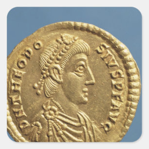 Adesivo Quadrado Solidus de Theodosius mim o excelente drapejado