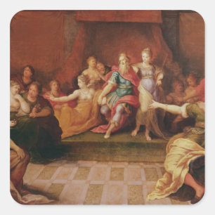 Adesivo Quadrado Solomon e suas mulheres