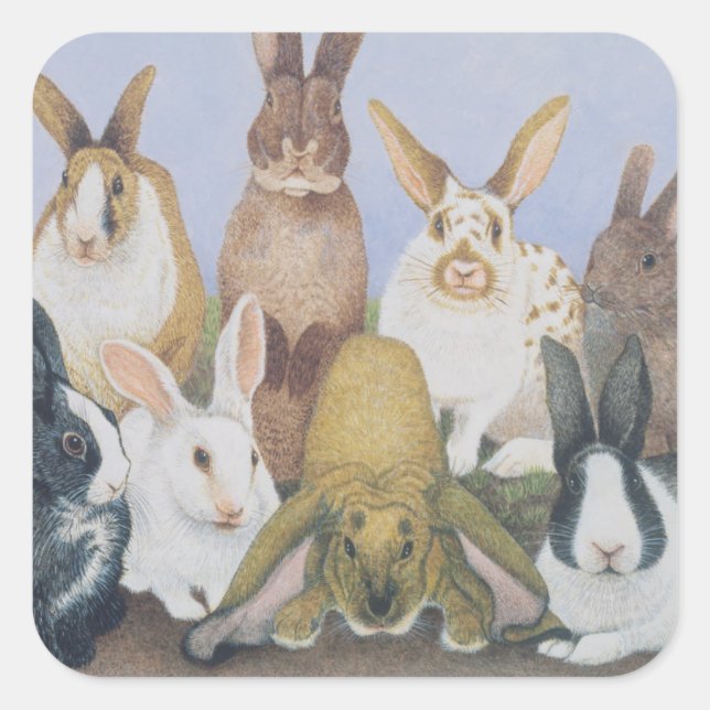 Adesivo Quadrado Somos Todos Ouvidos (Frente)