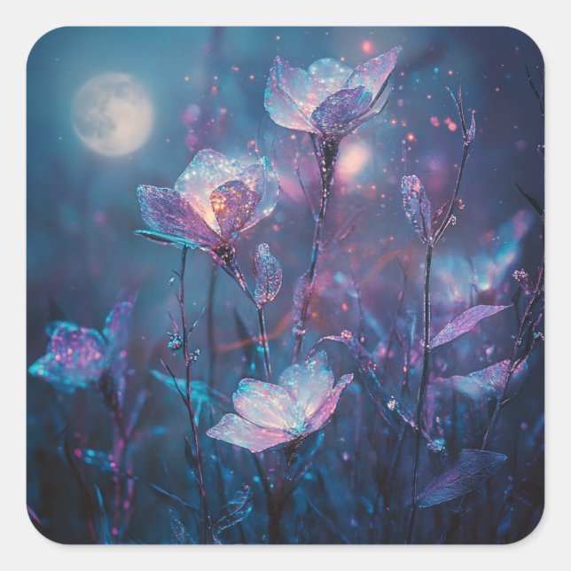 Adesivo Quadrado Sonata - Pop de cristal - Vinheta quadrada (Frente)