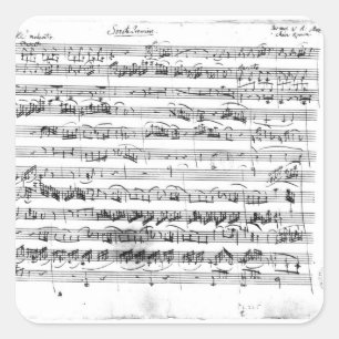 Adesivo Quadrado Sonato Premiere para violino e cravo