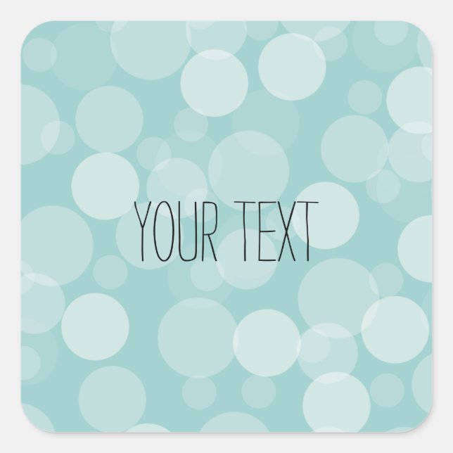 Adesivo Quadrado Sonho Azul (Frente)