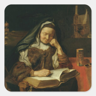 Adesivo Quadrado Sono da mulher adulta