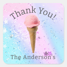 Sorvete Gênero Revelação Obrigado Garota