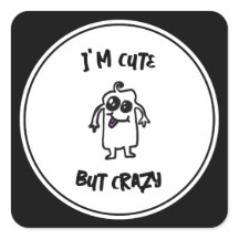 Sou bonito, mas doodle monster maluco