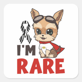 Adesivo Quadrado Sou Rare JJ Solo Stickers