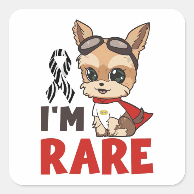 Adesivo Quadrado Sou Rare JJ Solo Stickers (Frente)