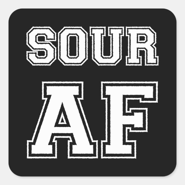 ADESIVO QUADRADO SOUR AF (Frente)