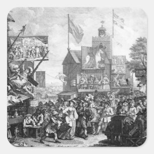 Adesivo Quadrado Southwark justo, 1733