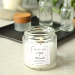 Adesivo Quadrado Soy Candle | Cinzas minimalistas simples e brancas<br><div class="desc">Simples cinza minimalista e design de texto branco pronto para você personalizar. Dê às suas velas o toque final ao vender em um mercado justo, de fabricantes ou on-line. Se você quiser alterar a cor do plano de fundo ou do estilo e a cor da fonte, clique no botão Personalizar...</div>