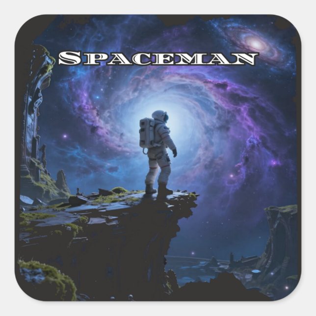 Adesivo Quadrado Space is the Final Frontier (Frente)