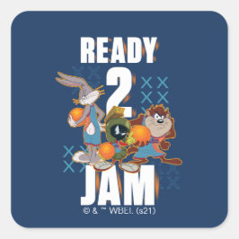Adesivo Quadrado SPACE JAM: UM NOVO LEGADO™ | Pronto para Jam