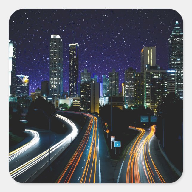 Adesivo Quadrado Spacey Atlanta (Frente)