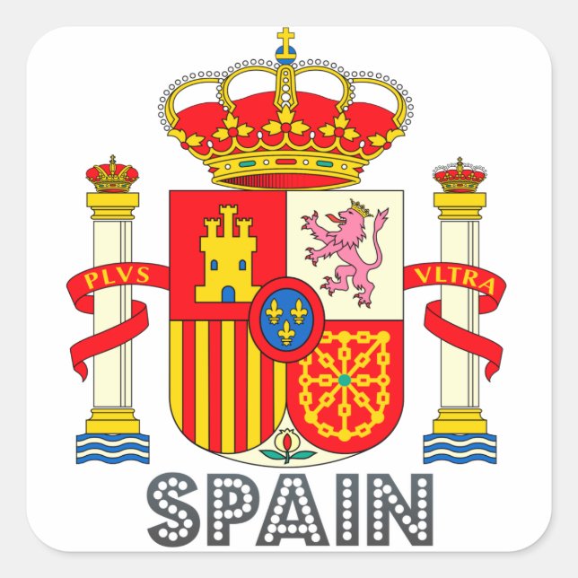 Adesivo Quadrado Spaniard Emblem (Frente)