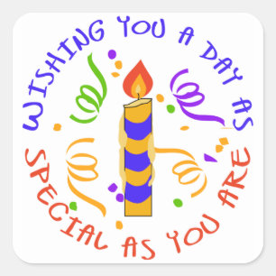 ADESIVO QUADRADO SPECIAL COMO VOCÊ É