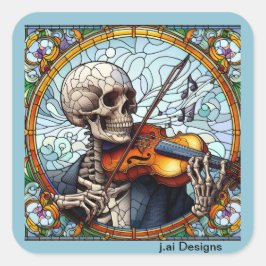 Adesivo Quadrado Spectral Fiddler