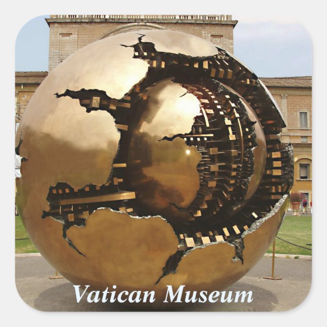 Adesivo Quadrado Sphere Sticker (Frente)