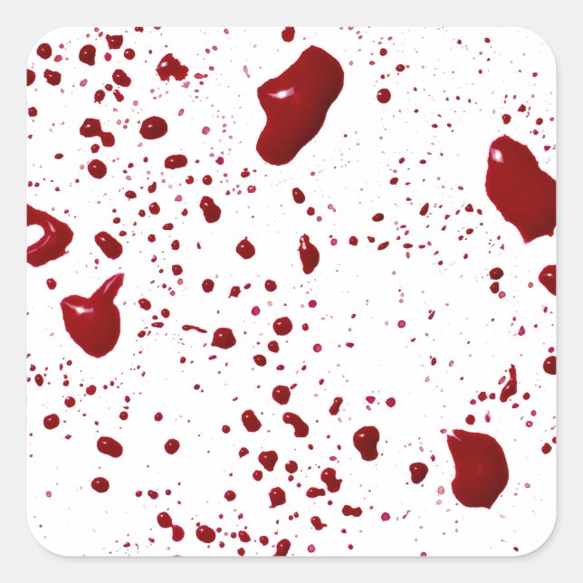 Adesivo Quadrado Splatter (Frente)