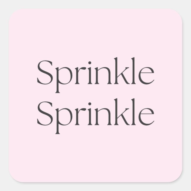 Adesivo Quadrado Sprinkle Sticker I Shera Seven (Frente)