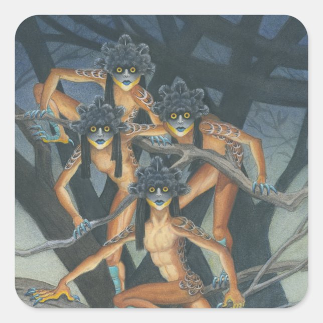 Adesivo Quadrado Sprites de Hiter (Frente)