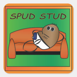 Adesivo Quadrado Spud Stud Sticker