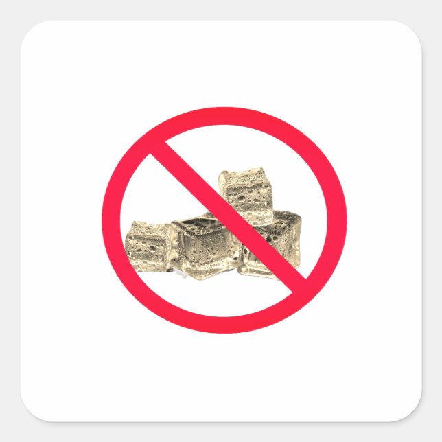 Adesivo Quadrado Square/Other shapes- Anti-Ice / Ice Out  (Frente)