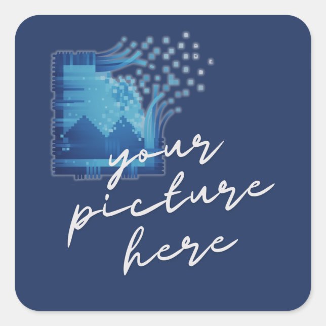 Adesivo Quadrado Square Stickers (Frente)