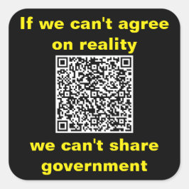 Adesivo Quadrado Square Stickers, sheet of six 3 inch stickeSticker