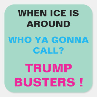 Adesivo Quadrado Square Stickers, sheet of six 3 inch stickeSticker