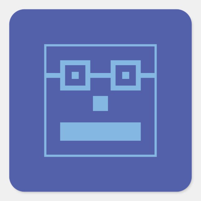 Adesivo Quadrado Squarely Sticker (Frente)