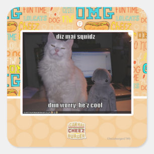 Adesivo Quadrado squidz do MAI do diz