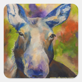 Adesivo Quadrado Sr. Moosey Moose