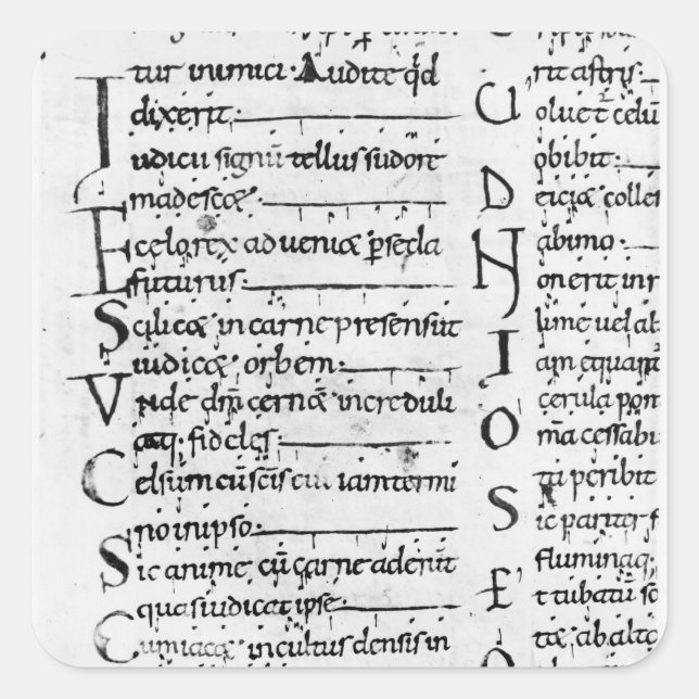 Adesivo Quadrado Sra. Latino Lectionary (Frente)