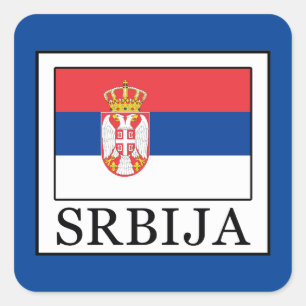 Adesivo Quadrado Srbija