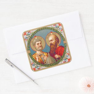 Adesivo Quadrado SS. Peter e Paul, Apostles (JMAS 01)