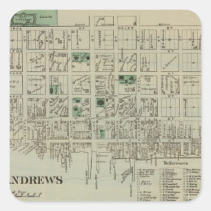 Adesivo Quadrado St Andrews N.B.