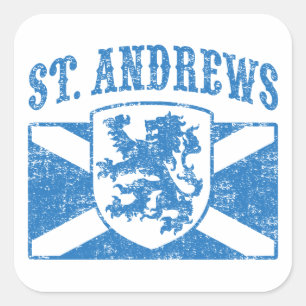 Adesivo Quadrado St Andrews Scotland