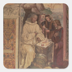 Adesivo Quadrado St. Benedict contra uma paisagem, da vida o