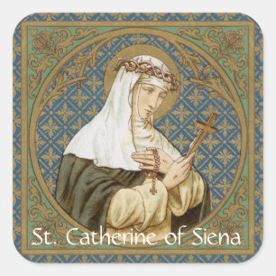 Adesivo Quadrado St. Catherine de Siena (BK 19)
