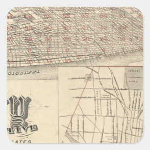 Adesivo Quadrado St Louis, Missouri