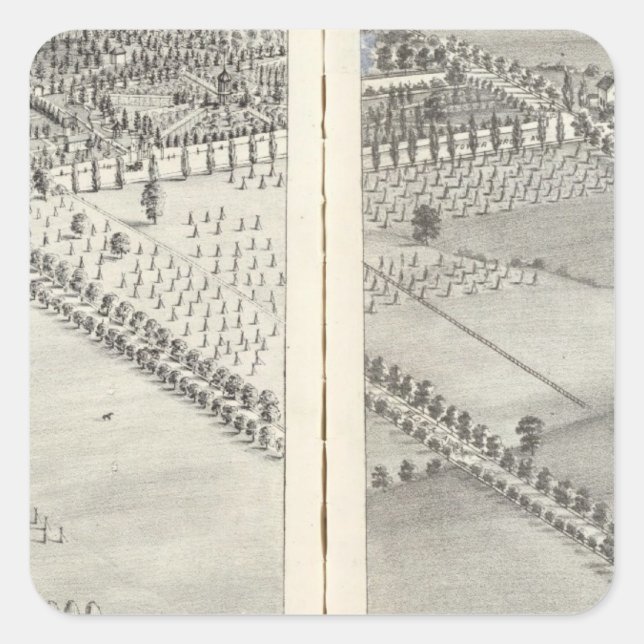 Adesivo Quadrado St Louis, Missouri 12 (Frente)