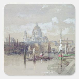 Adesivo Quadrado St. Pauls do rio, 1863