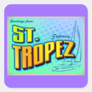 ADESIVO QUADRADO ST TROPEZ