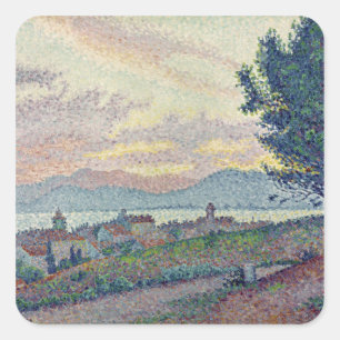 Adesivo Quadrado St Tropez, Pinewood, 1896