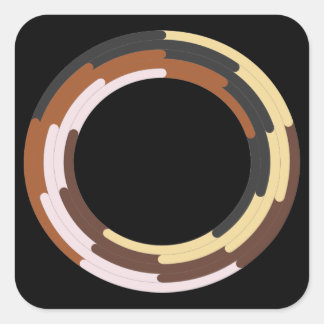 Adesivo Quadrado Stand For Racial Unity Sticker