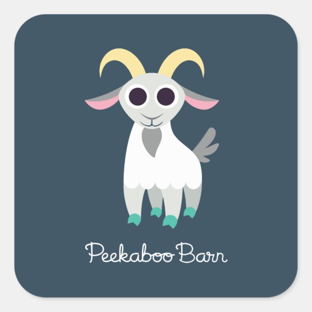 Adesivo Quadrado Stanley, o Caprino (Frente)