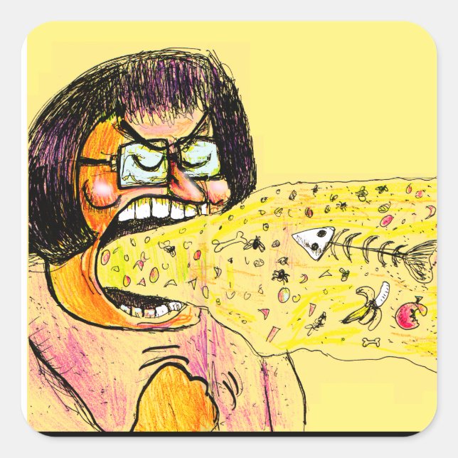 Adesivo Quadrado Staphney's Special Spew (Frente)