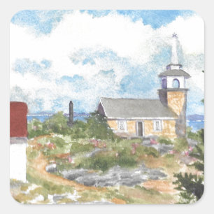 Adesivo Quadrado Star Island Stickers